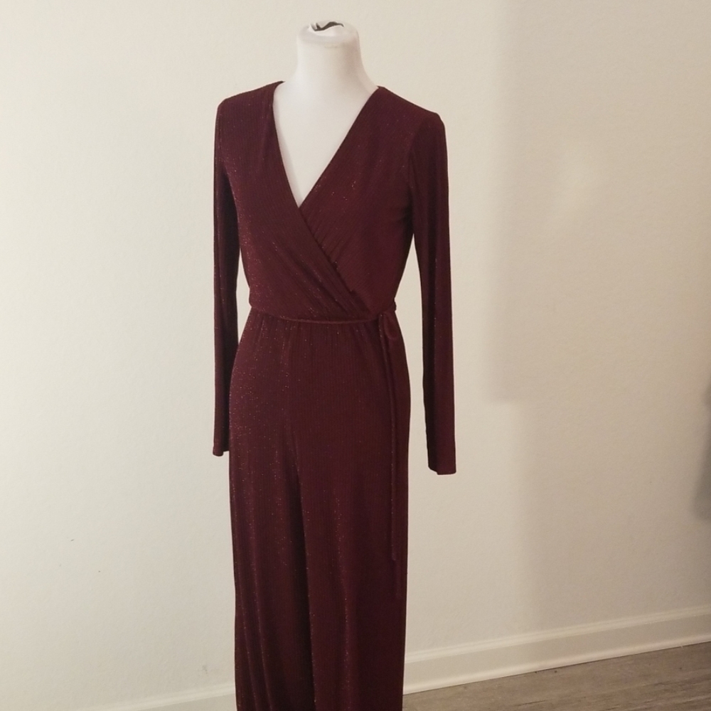Deep Burgundy Jumpsuit